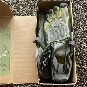 Vibram FiveFingers Gray and Lime Footwear